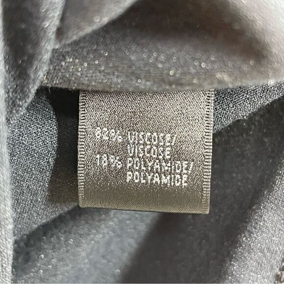 Lafayette 148 Giada Square Neck 3/4 Sleeve Top Metallic Size Small - Picture 10 of 15